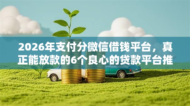 2026年支付分微信借钱平台，真正能放款的6个良心的贷款平台推荐