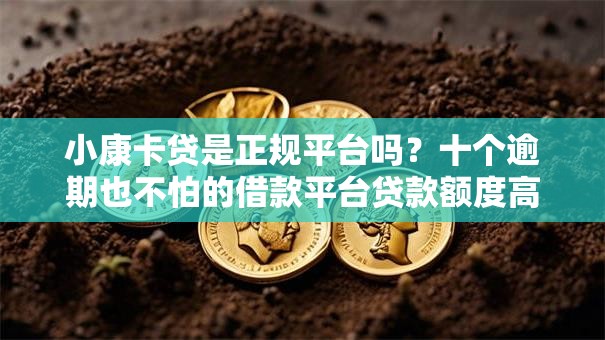 小康卡贷是正规平台吗？十个逾期也不怕的借款平台贷款额度高