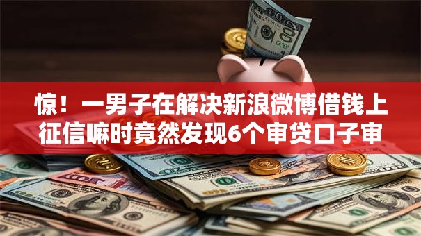 惊！一男子在解决新浪微博借钱上征信嘛时竟然发现6个审贷口子审核加快的口子，事后分享了出来
