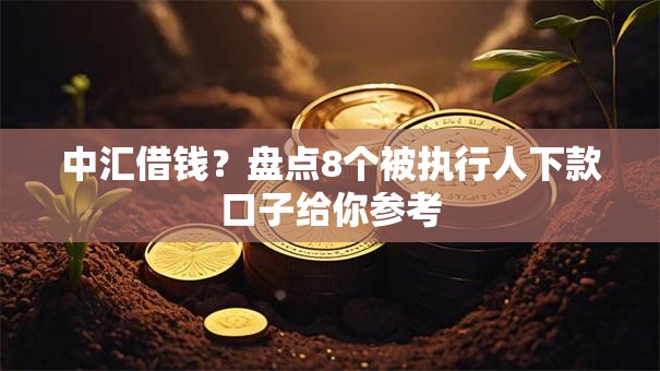 中汇借钱？盘点8个被执行人下款口子给你参考