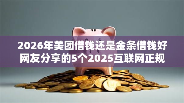 2026年美团借钱还是金条借钱好网友分享的5个2025互联网正规持牌贷款平台我觉得不错！
