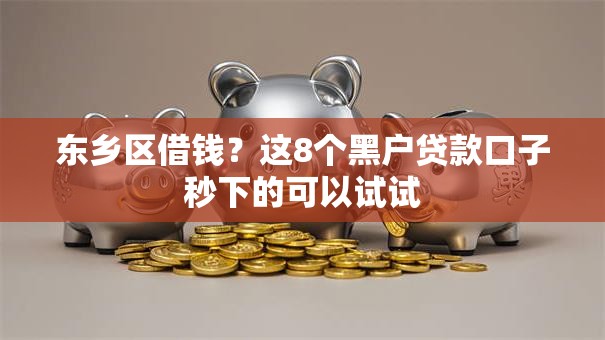 东乡区借钱？这8个黑户贷款口子秒下的可以试试