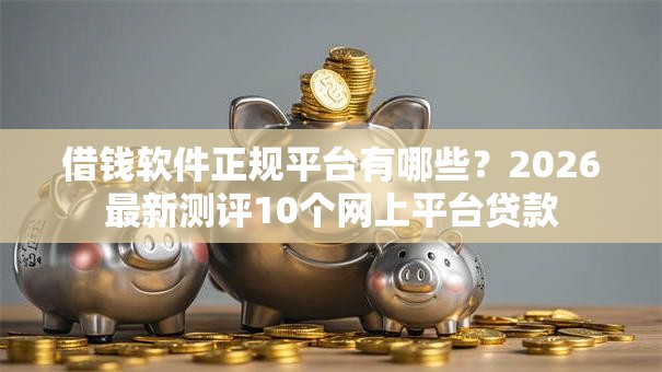 借钱软件正规平台有哪些？2026最新测评10个网上平台贷款