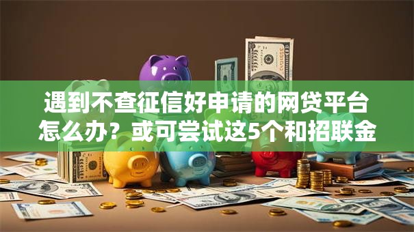 遇到不查征信好申请的网贷平台怎么办？或可尝试这5个和招联金融一样的贷款平台