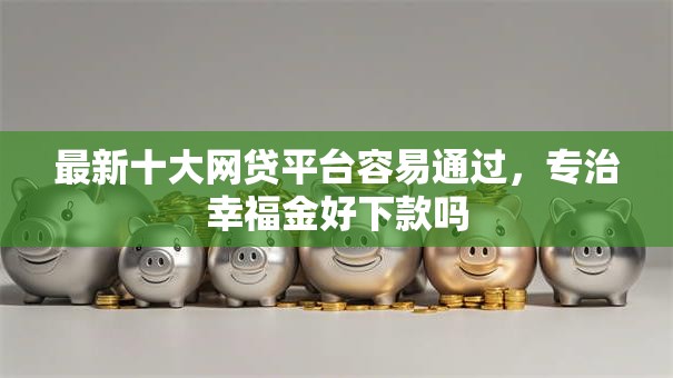 最新十大网贷平台容易通过，专治幸福金好下款吗