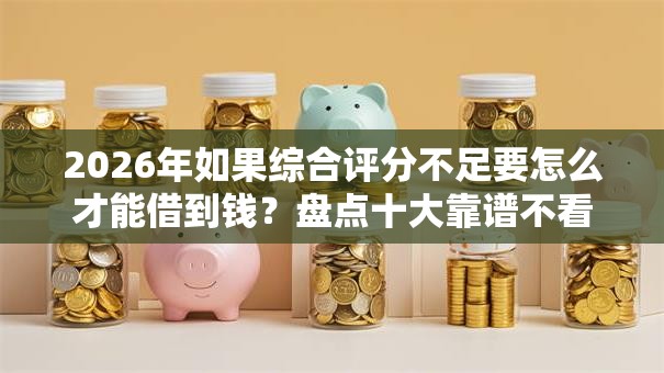 2026年如果综合评分不足要怎么才能借到钱？盘点十大靠谱不看征信的借款平台百分百通过