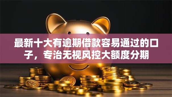 最新十大有逾期借款容易通过的口子，专治无视风控大额度分期