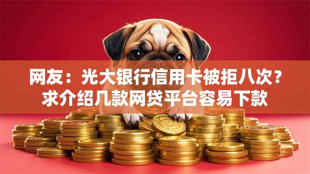 网友：光大银行信用卡被拒八次？求介绍几款网贷平台容易下款