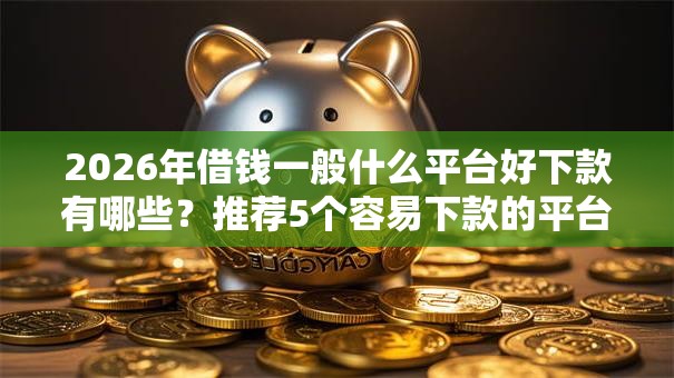2026年借钱一般什么平台好下款有哪些？推荐5个容易下款的平台