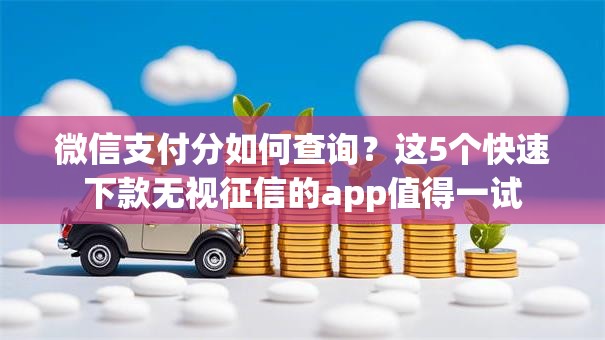 微信支付分如何查询？这5个快速下款无视征信的app值得一试