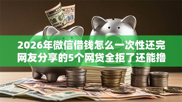 2026年微信借钱怎么一次性还完网友分享的5个网贷全拒了还能撸的口子我觉得不错！