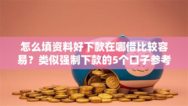 怎么填资料好下款在哪借比较容易？类似强制下款的5个口子参考