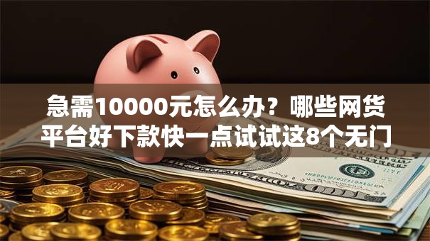 急需10000元怎么办？哪些网货平台好下款快一点试试这8个无门槛平台