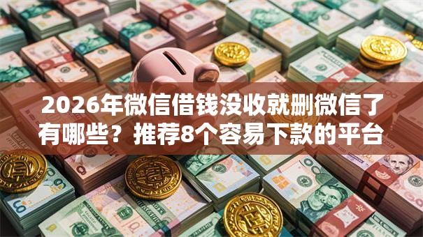 2026年微信借钱没收就删微信了有哪些？推荐8个容易下款的平台