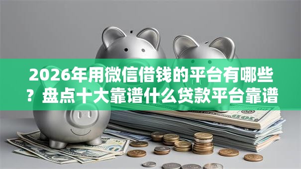 2026年用微信借钱的平台有哪些？盘点十大靠谱什么贷款平台靠谱