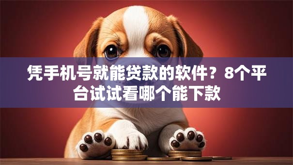 凭手机号就能贷款的软件？8个平台试试看哪个能下款