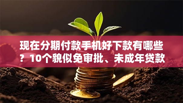 现在分期付款手机好下款有哪些？10个貌似免审批、未成年贷款的平台合集