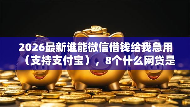 2026最新谁能微信借钱给我急用（支持支付宝），8个什么网贷是正规平台无私分享