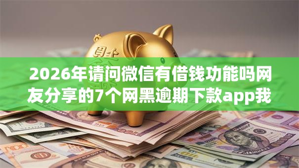 2026年请问微信有借钱功能吗网友分享的7个网黑逾期下款app我觉得不错！