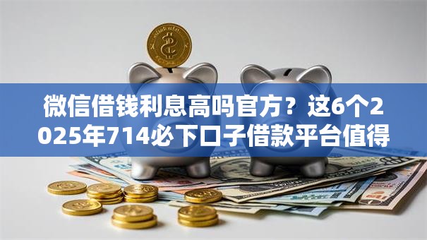 微信借钱利息高吗官方？这6个2025年714必下口子借款平台值得一试