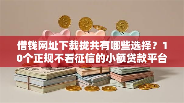 借钱网址下载拢共有哪些选择？10个正规不看征信的小额贷款平台详解
