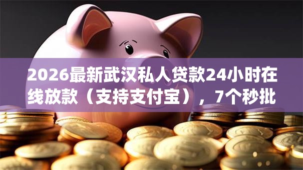 2026最新武汉私人贷款24小时在线放款（支持支付宝），7个秒批网贷轻松贷的app无私分享