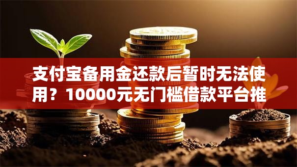 支付宝备用金还款后暂时无法使用？10000元无门槛借款平台推荐，7个容易下款的正规贷款平台盘点
