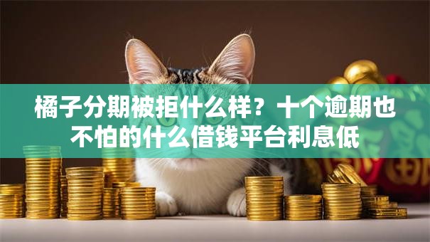 橘子分期被拒什么样？十个逾期也不怕的什么借钱平台利息低