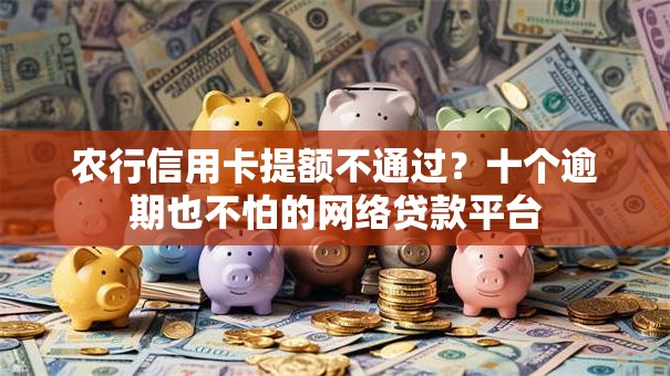 农行信用卡提额不通过？十个逾期也不怕的网络贷款平台