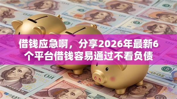 借钱应急啊，分享2026年最新6个平台借钱容易通过不看负债