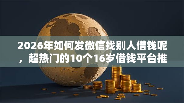 2026年如何发微信找别人借钱呢，超热门的10个16岁借钱平台推荐