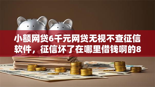 小额网贷6千元网贷无视不查征信软件，征信坏了在哪里借钱啊的8个平台介绍