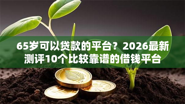65岁可以贷款的平台？2026最新测评10个比较靠谱的借钱平台