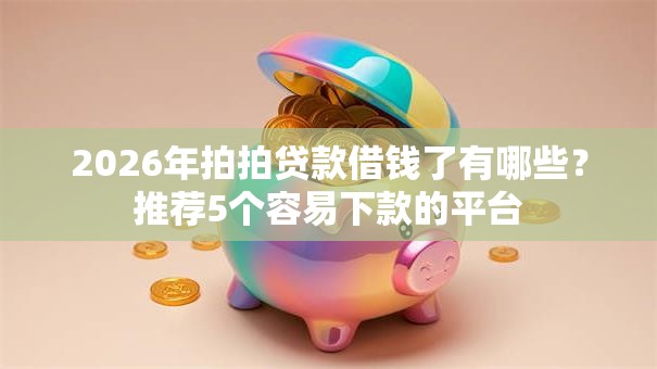 2026年拍拍贷款借钱了有哪些？推荐5个容易下款的平台