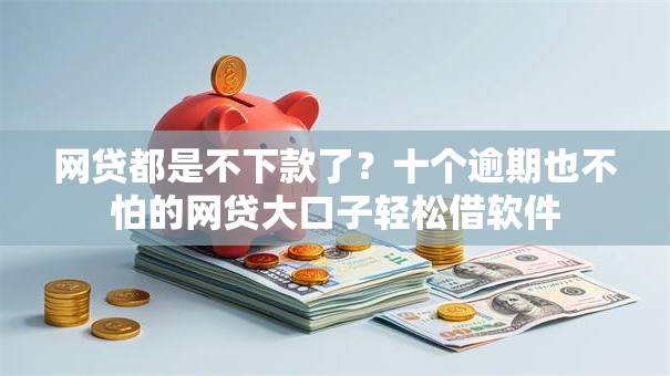 网贷都是不下款了？十个逾期也不怕的网贷大口子轻松借软件