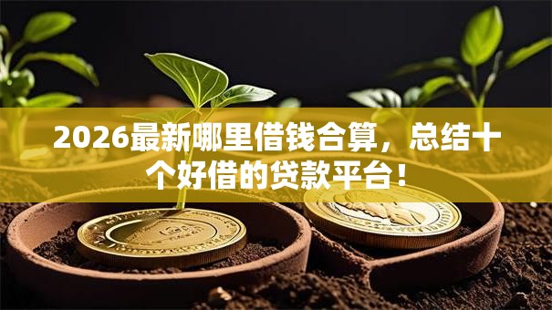 2026最新哪里借钱合算，总结十个好借的贷款平台！
