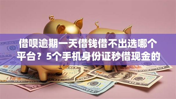 借呗逾期一天借钱借不出选哪个平台？5个手机身份证秒借现金的app推荐