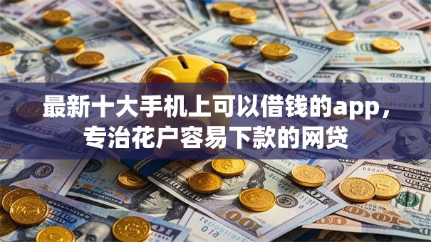 最新十大手机上可以借钱的app，专治花户容易下款的网贷