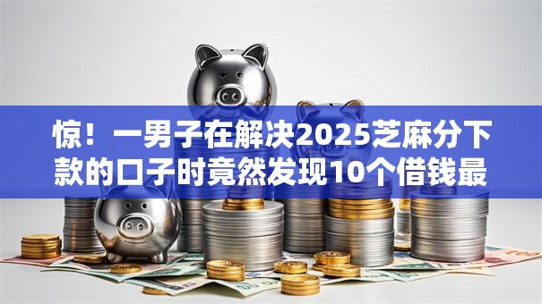 惊！一男子在解决2025芝麻分下款的口子时竟然发现10个借钱最快的平台，事后分享了出来