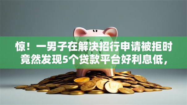 惊！一男子在解决招行申请被拒时竟然发现5个贷款平台好利息低，事后分享了出来