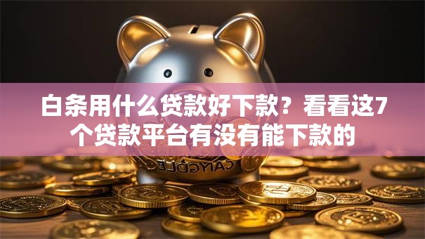 白条用什么贷款好下款？看看这7个贷款平台有没有能下款的