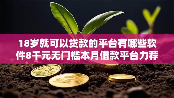18岁就可以贷款的平台有哪些软件8千元无门槛本月借款平台力荐！分享小额网贷口子8千元无门槛借款