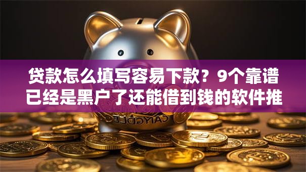 贷款怎么填写容易下款？9个靠谱已经是黑户了还能借到钱的软件推荐