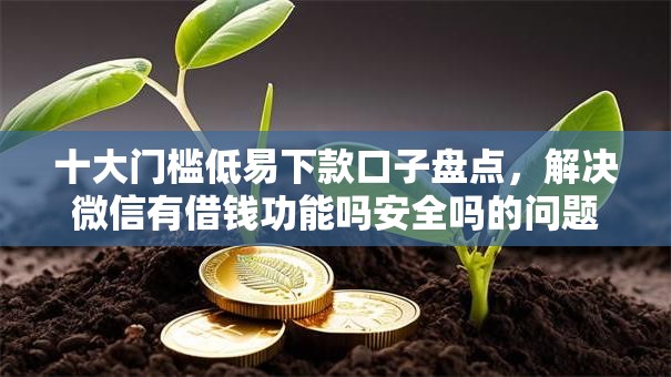 十大门槛低易下款口子盘点，解决微信有借钱功能吗安全吗的问题