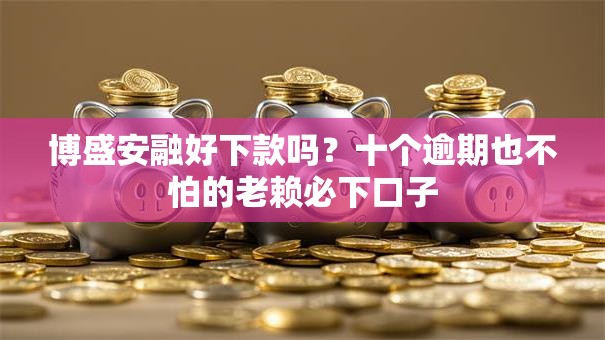 博盛安融好下款吗？十个逾期也不怕的老赖必下口子