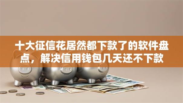 十大征信花居然都下款了的软件盘点,解决信用钱包几天还不下款的问题 十大征信花居然都下款了的软件盘点,解决信用钱包几天还不下款的问题