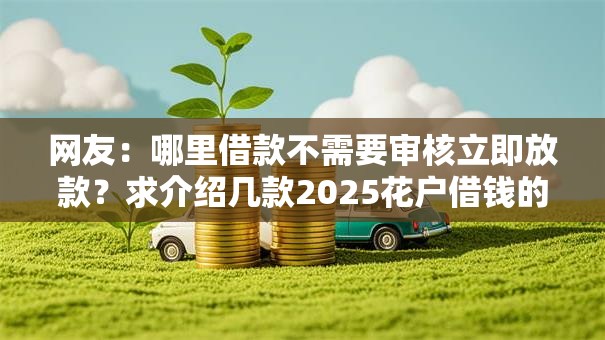 网友:哪里借款不需要审核立即放款?求介绍几款2025花户借钱的平台100%能借到 网友:哪里借款不需要审核立即放款?求介绍几款2025花户借钱的平台100%能借到