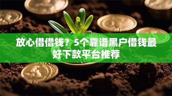 放心借借钱?5个靠谱黑户借钱最好下款平台推荐 放心借借钱?5个靠谱黑户借钱最好下款平台推荐