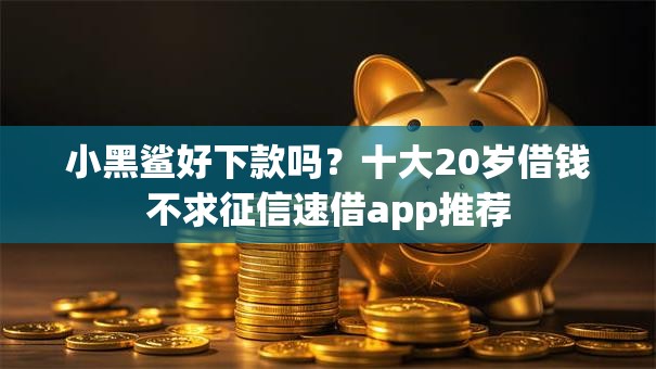 小黑鲨好下款吗?十大20岁借钱不求征信速借app推荐 小黑鲨好下款吗?十大20岁借钱不求征信速借app推荐