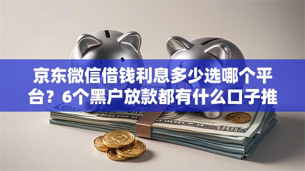 京东微信借钱利息多少选哪个平台？6个黑户放款都有什么口子推荐
